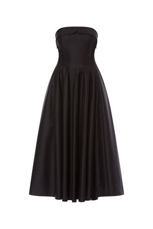 Abito in lana e seta nera ALBERTA FERRETTI | A042266360555